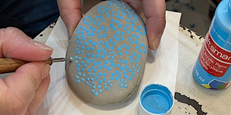 Rock Paintint with local artist Kim Cornwall