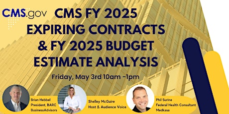 CMS FY 2025 Expiring Contracts  &  FY 2025 Budget Estimate Analysis