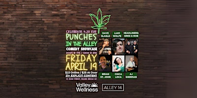 Punches In The Alley - Friday Comedy Showcase primary image