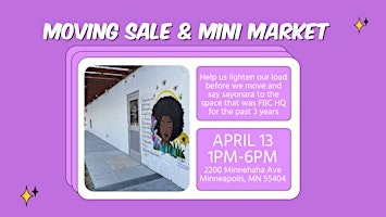 Moving Sale & Mini Market primary image