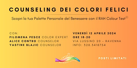 COUNSELING DEI COLORI FELICI con il RAH Colour Test