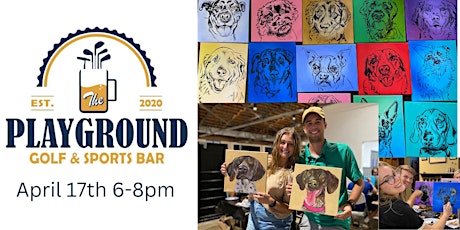 Pups Paints & Pints w/Studiosrv at Playground Golf and Sports Bar!