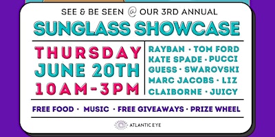 See & Be Seen - Designer Sunglass Showcase primary image