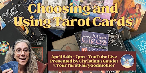 Primaire afbeelding van Choosing and Using Tarot Cards Webinar on YouTube Live