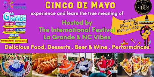 Imagem principal do evento Cinco de Mayo- FREE Admission