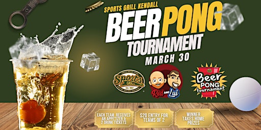 Primaire afbeelding van SPORTS GRILL BEER PONG TOURNAMENT