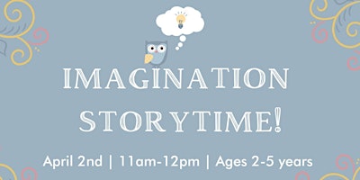 Imagem principal do evento Imagination Story time!