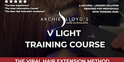 Train in the Viral V light hair extensions application primary image