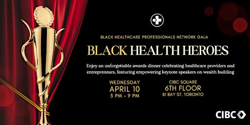Image principale de BHPN Gala: Black Health Heroes