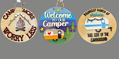 Image principale de Paint your own Camping Sign Workshop
