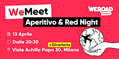 Immagine principale di WeMeet | Aperitivo & Red Night 