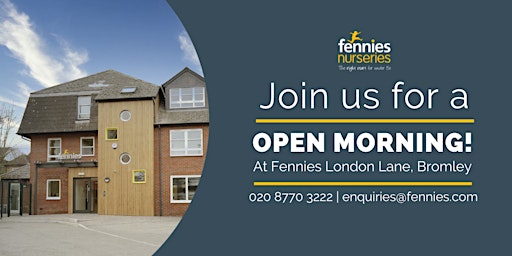 Imagem principal do evento Fennies London Lane Open Morning!