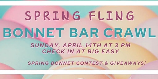 Imagem principal do evento Spring Bonnet Bar Crawl