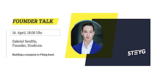 Imagem principal de Founder Talk mit Gabriel Senftle (Studicon)