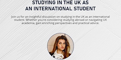 Hauptbild für Studying in the UK as an international student