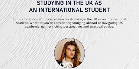 Studying in the UK as an international student