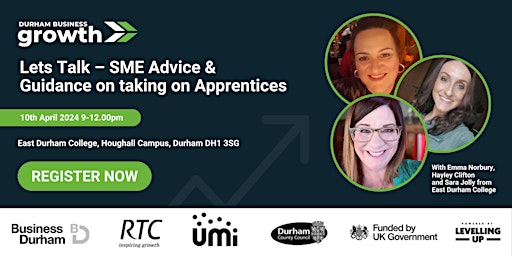 Primaire afbeelding van Lets Talk – SME Advice & Guidance on taking on Apprentices