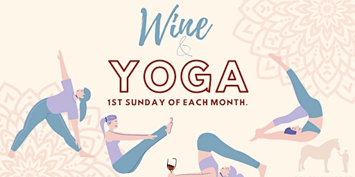 Image principale de Wine and Yoga - April