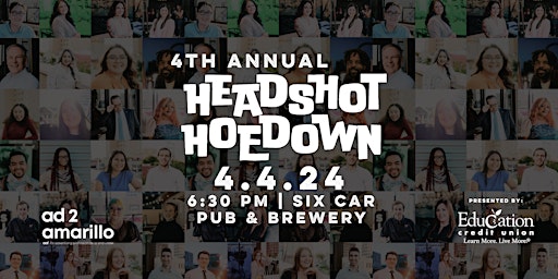 Imagem principal do evento 4th Annual Headshot Hoedown