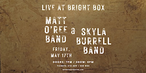 Matt O'Ree Band and Skyla Burrell Band  primärbild