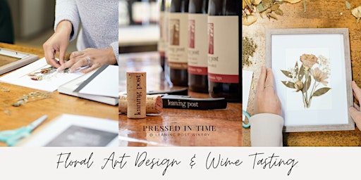 Floral Art Design Class & Wine Tasting primary image