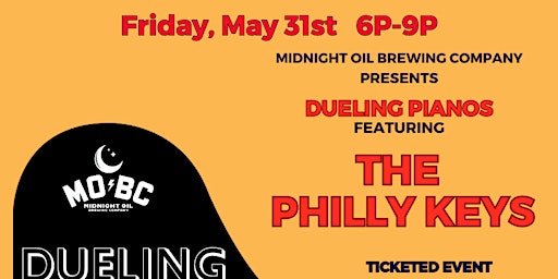 Hauptbild für Dueling Pianos at MOBC with the Philly Keys!