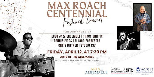 Imagem principal do evento Max Roach Centennial Celebration - Jazz Festival Concert