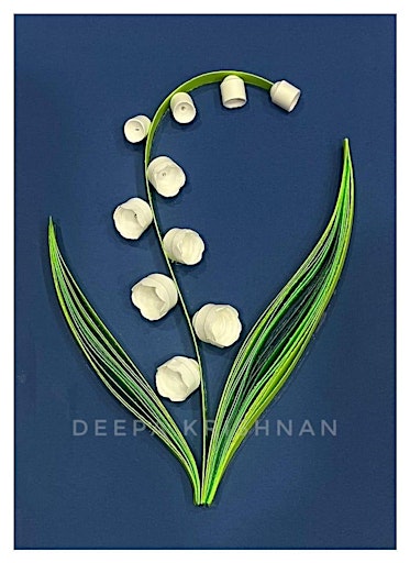 Image principale de Lily of the valley - Paper Quilling