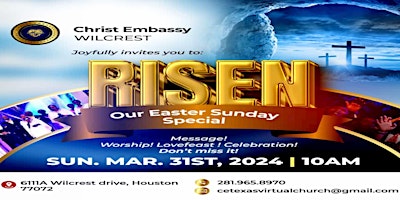 Primaire afbeelding van RISEN: Easter Sunday Special