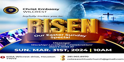 Imagen principal de RISEN: Easter Sunday Special