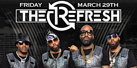 REFRESH FRIDAY Mar. 29: The Luxe Buffet + JAGGED EDGE Live  + Afterparty!