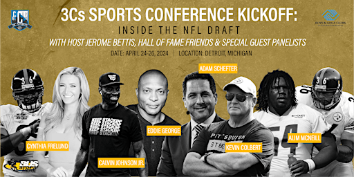 Imagem principal do evento 3C's Sports Conference Kickoff: Inside the NFL Draft