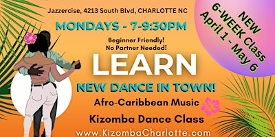 Kizomba Dance Class - FREE - Beginner Friendly - Afro-Caribbean Music primary image