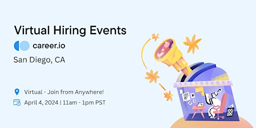 Hauptbild für San Diego, CA Hiring Event