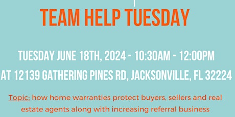 Team Help Tuesday - Home Warranties