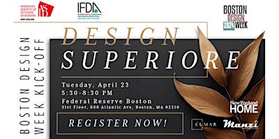 Boston Design Week Kick-Off Celebration: Design Superiore primary image