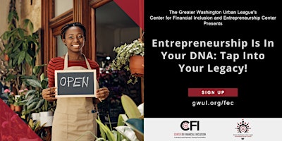 S2: Entrepreneurship Is In Your DNA! Tap Into Your Legacy primary image