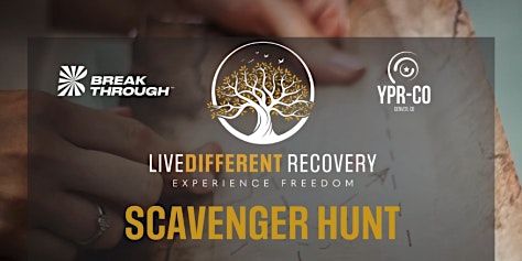 Imagem principal do evento LiveDifferent Recovery Scavenger Hunt