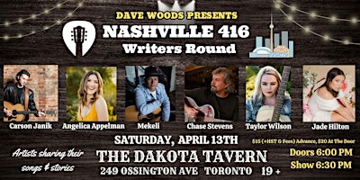 Immagine principale di Nashville 416 Writers Round 