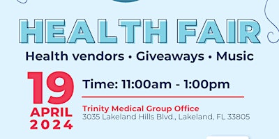 Mini Health Fair with Trinity Medical Group primary image