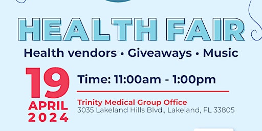 Imagen principal de Mini Health Fair with Trinity Medical Group