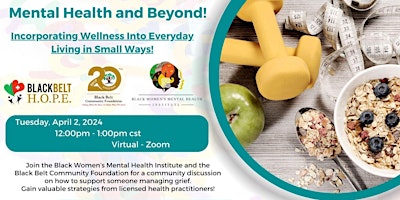 Imagen principal de Black Belt - Virtual Community  Wellness Workshop