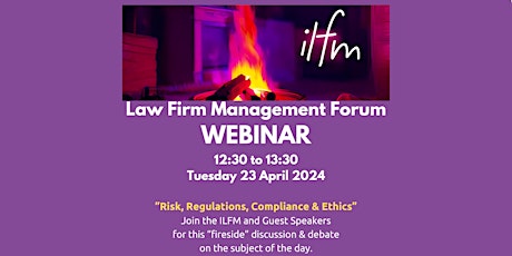 Image principale de Law Firm Management Forum Webinar