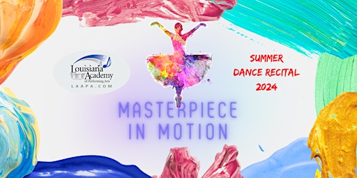 Imagem principal do evento Masterpiece in Motion 1 - Mandeville School of Music & Dance