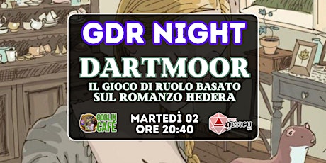 GDR Night  - Dartmoor il gioco di ruolo basato sul romanzo di Hedera