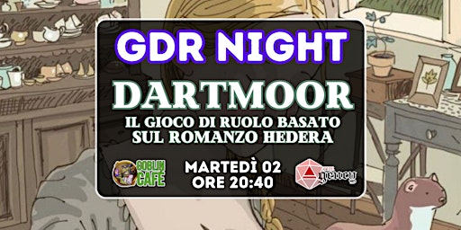 Imagen principal de GDR Night  - Dartmoor il gioco di ruolo basato sul romanzo di Hedera