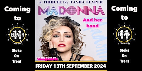 Madonna by Tasha Leaper and her band live Eleven stoke