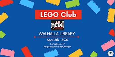 Imagem principal do evento LEGO Club with 343 Metal in Motion - Walhalla Library