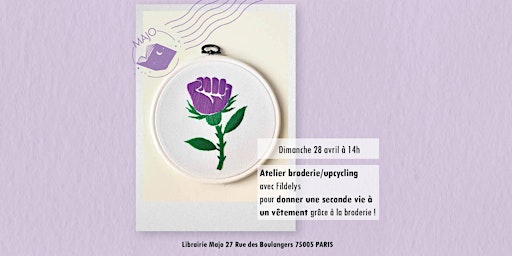 Hauptbild für Atelier broderie/upcycling avec Fildelys