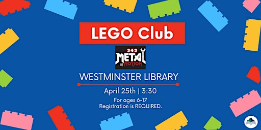 Image principale de LEGO Club with 343 Metal in Motion - Westminster Library